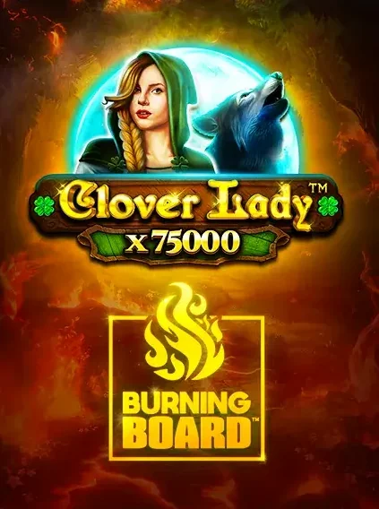 Clover Lady Burning Board Slot online at Mystake
