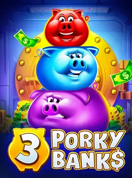 3 Porky Banks Hold And Win Slot online at Mystake